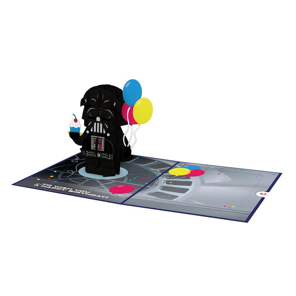I Love Pop Star Wars™ Darth Vader™ Birthday Card With Pop-Up Gift