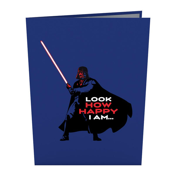 I Love Pop Star Wars™ Darth Vader™ Birthday Card With Pop-Up Gift