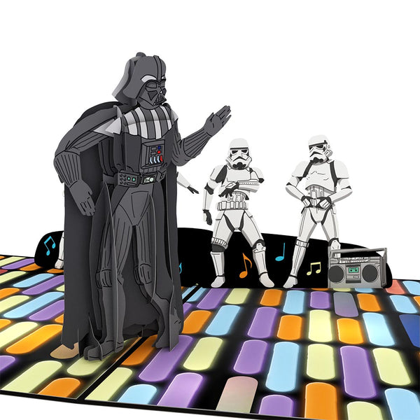 I Love Pop Star Wars™ Death Star™ Disco Birthday Pop-Up Card