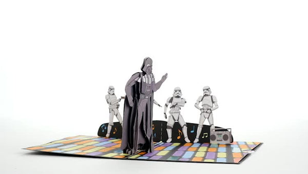 I Love Pop Star Wars™ Death Star™ Disco Birthday Pop-Up Card