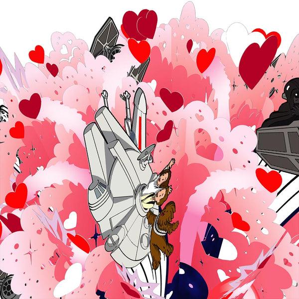 I Love Pop Star Wars™ Death Star™ Love Explosion Bouquet