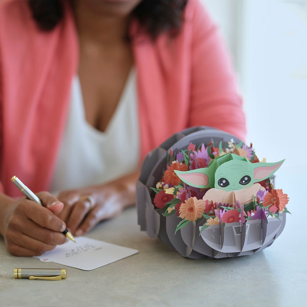 I Love Pop Star Wars™ The Mandalorian™ Floral Grogu™ Giant Pop-Up Gift