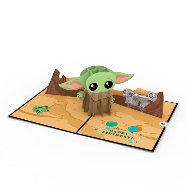 I Love Pop Star Wars™ The Mandalorian™ Grogu™ Birthday Best Wishes Pop-Up Card