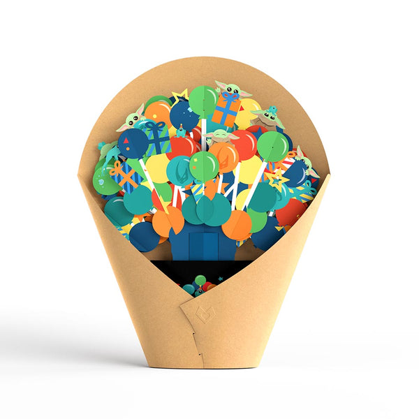 I Love Pop Star Wars™ The Mandalorian™ Grogu™ Birthday Balloon Bouquet