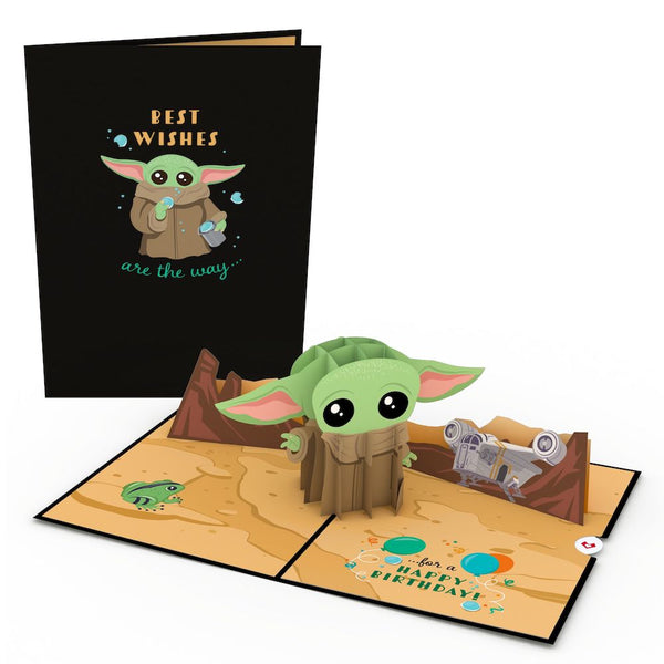 i love pop Star Wars™ The Mandalorian™ Grogu™ Birthday Best Wishes Pop-Up Card