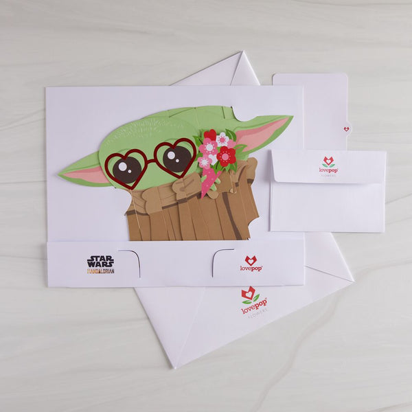 I Love Pop Star Wars™ The Mandalorian™ Grogu™ Love Giant Pop-Up Gift