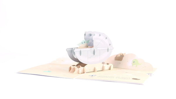 I Love Pop Star Wars™ The Mandalorian™ Precious Cargo Pop-Up Card