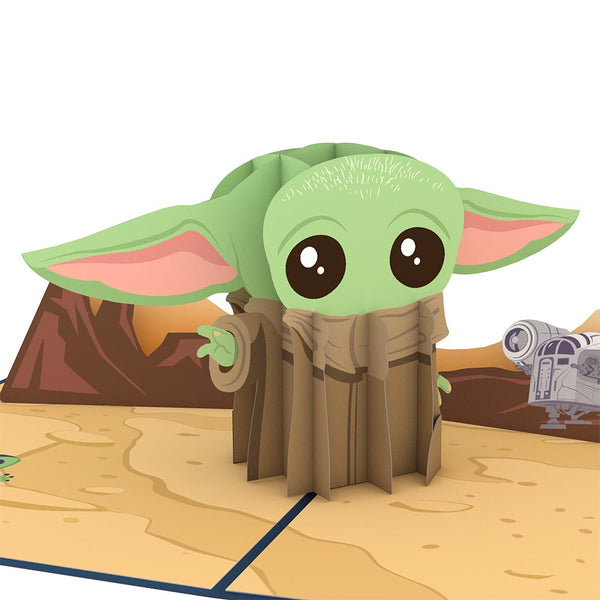 I Love Pop Star Wars™: The Mandalorian™ The Child Pop-Up Card