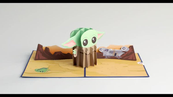 I Love Pop Star Wars™: The Mandalorian™ The Child Pop-Up Card