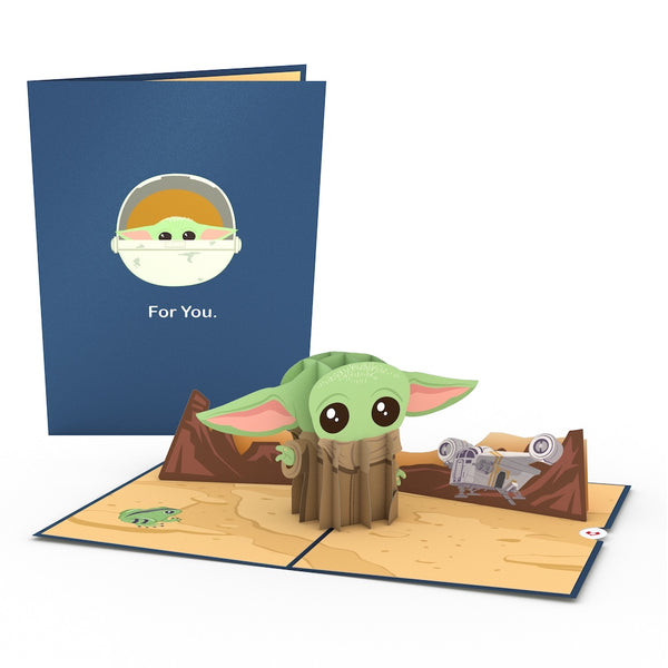 i love pop Star Wars™: The Mandalorian™ The Child Pop-Up Card