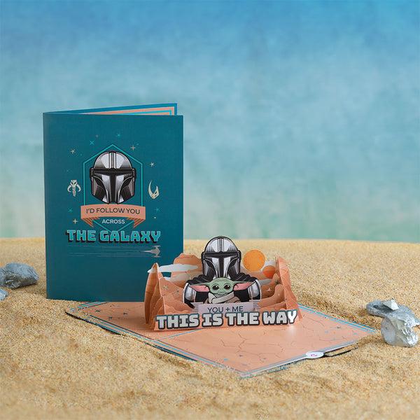 i love pop Star Wars™ The Mandalorian™ You + Me Pop-Up Card