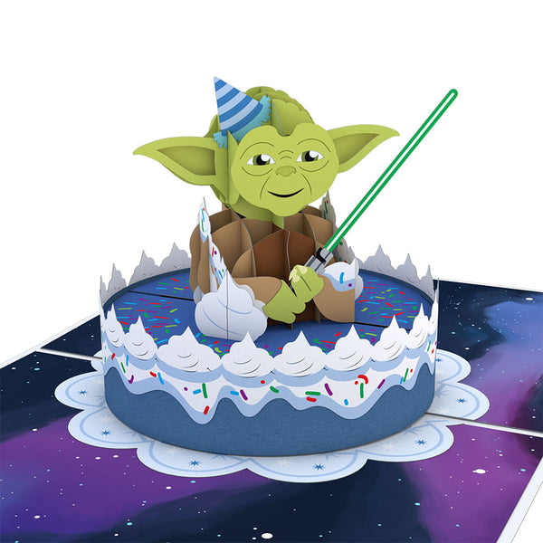 I Love Pop Star Wars™ Yoda™ Birthday Pop-Up Card