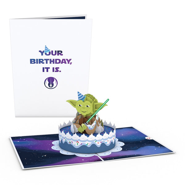 i love pop Star Wars™ Yoda™ Birthday Pop-Up Card