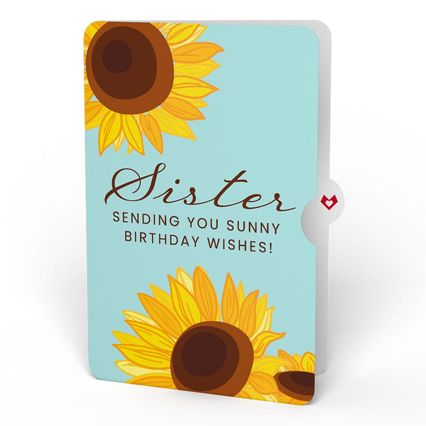 I Love Pop Sunflower Birthday Pop-Up Card And Sentiment Set For Sister
