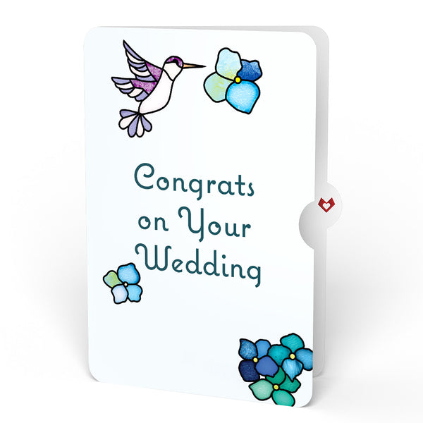 I Love Pop Sunlit Hydrangeas Wedding Suncatcher Bouquet And Sentiment Set