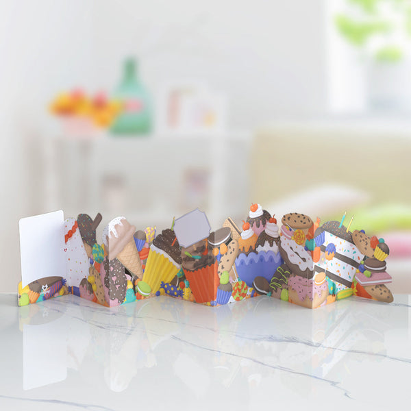 I Love Pop Sweet Birthday Wishes Loooooong Card™ (Expands To 2 Feet)