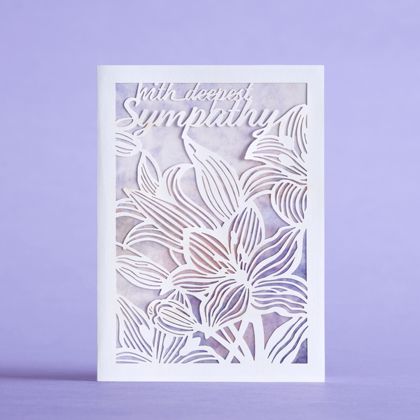 i love pop Sympathy Lillies: Lovepop Moments™ Card