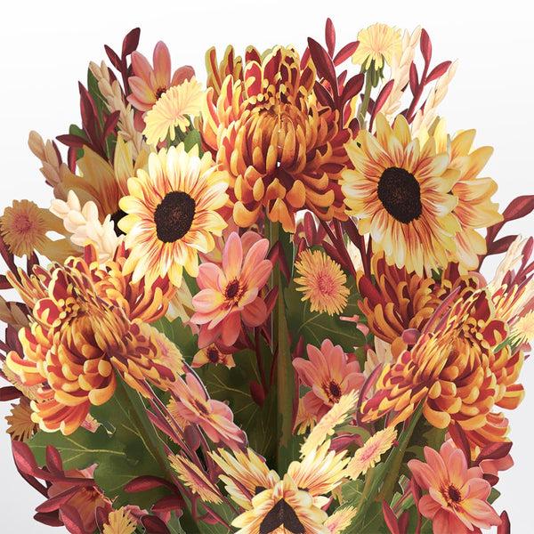 I Love Pop Thankful Suncatcher Card & Pop-Up Bouquet Bundle