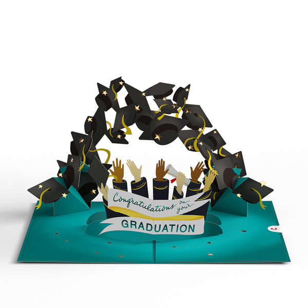 I Love Pop The End Is The Beginning Graduation Pop-Up Card