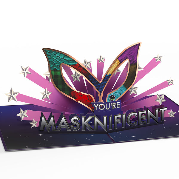 I Love Pop The Masked Singer™ You’re Masknificent Pop-Up Card