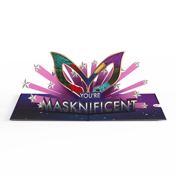 I Love Pop The Masked Singer™ You’re Masknificent Pop-Up Card