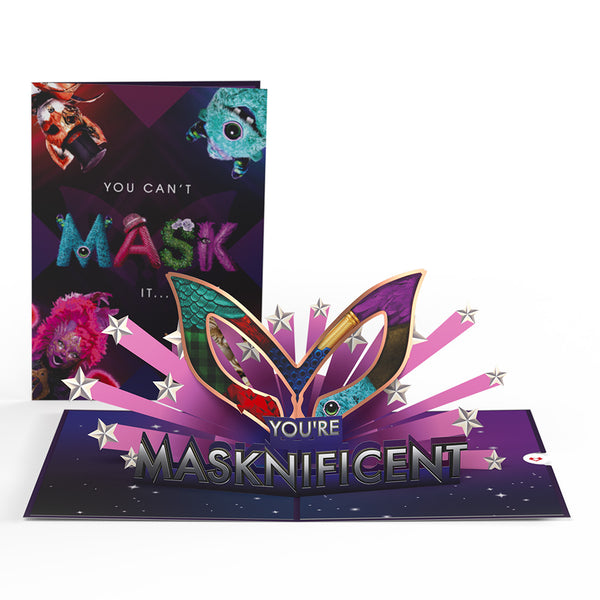 i love pop The Masked Singer™ You’re Masknificent Pop-Up Card