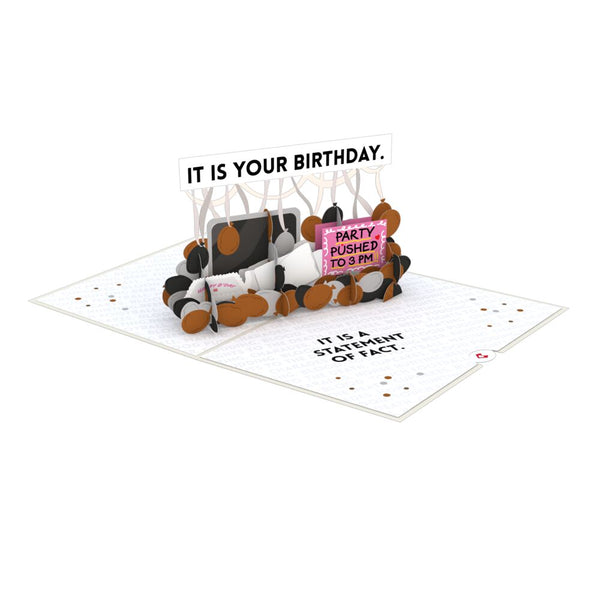 I Love Pop The Office It Is Your Birthday Pop-Up Card