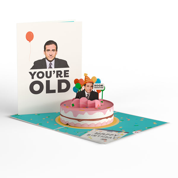 i love pop The Office You're Old Birthday Pop-Up Card