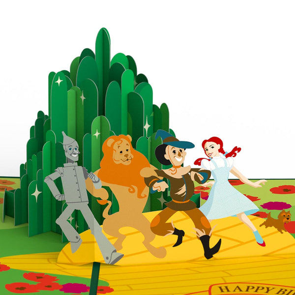 I Love Pop The Wizard Of Oz Lions & Tigers & Birthdays Pop-Up Card