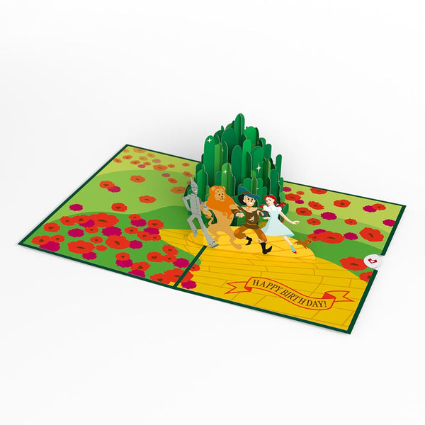 I Love Pop The Wizard Of Oz Lions & Tigers & Birthdays Pop-Up Card