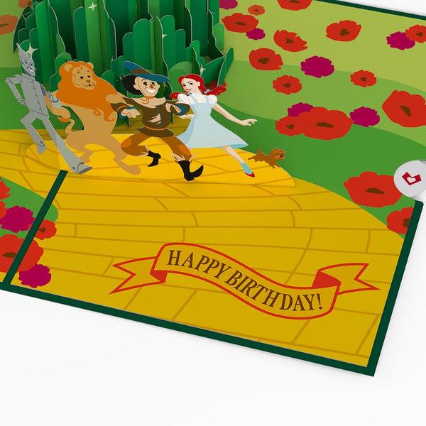 I Love Pop The Wizard Of Oz Lions & Tigers & Birthdays Pop-Up Card