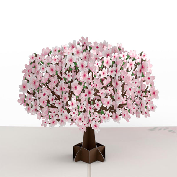 I Love Pop To My Grandma Cherry Blossom Tree Pop-Up Card