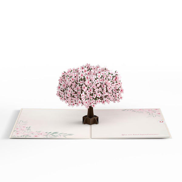I Love Pop To My Grandma Cherry Blossom Tree Pop-Up Card