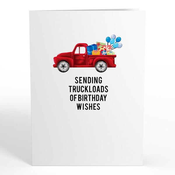 I Love Pop Truckloads Of Birthday Wishes Pop-Up Card
