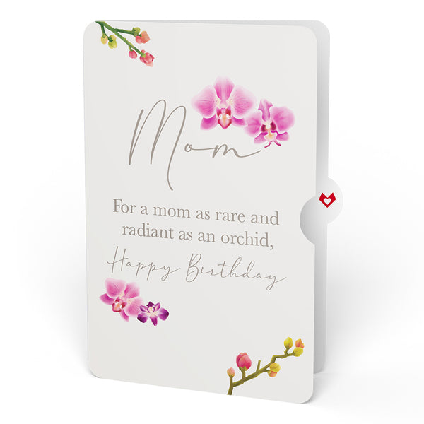 I Love Pop Watercolor Orchid Birthday Pop-Up Card And Sentiment Set For Mom