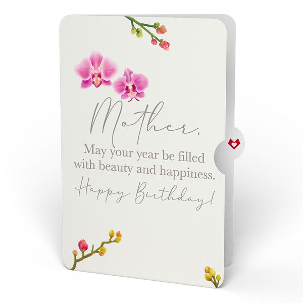 I Love Pop Watercolor Orchid Birthday Pop-Up Card And Sentiment Set For Mother
