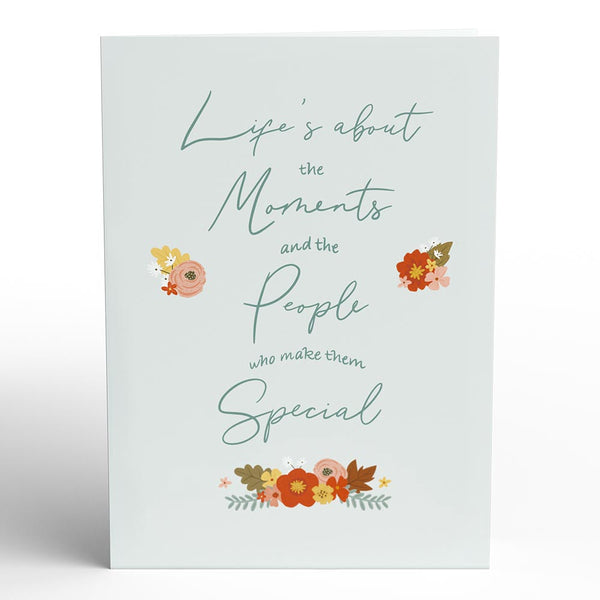 I Love Pop Woodland Harvest Thanksgiving Animals Pop-Up Card