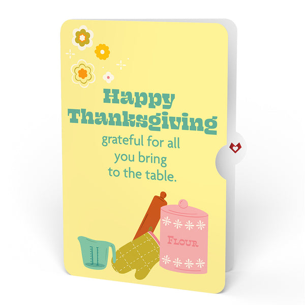 I Love Pop You Bake The World A Better Place Thanksgiving Pop-Up Card And Sentiment Set