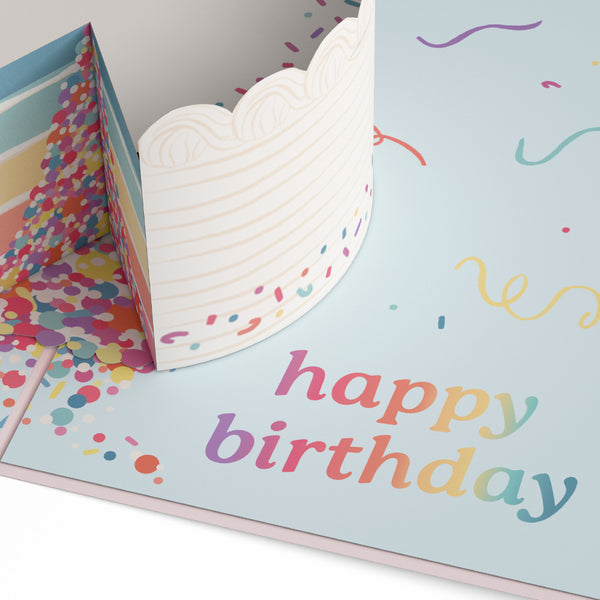 I Love Pop You Don't Look A Day Over Gay Birthday Pop-Up Card