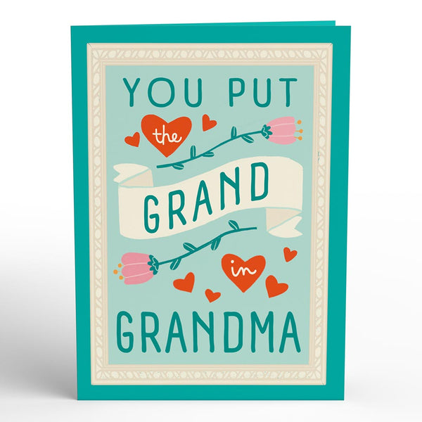 I Love Pop You Put The Grand In Grandma Pop-Up Card
