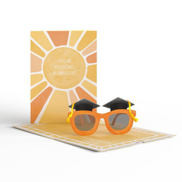 i love pop Your Future is Bright Graduation Pop-Up Card