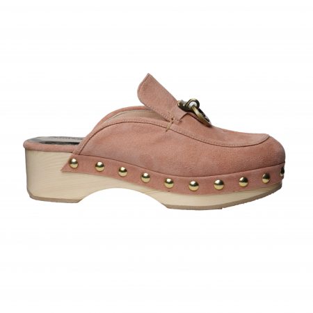 i love sandals Erna/S Salmon – Women Suede Clogs