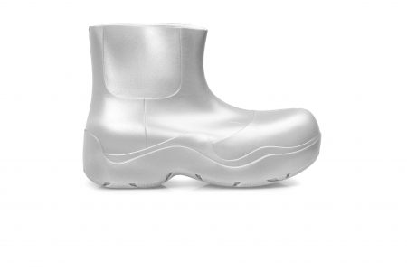 i love sandals Jello Silver – Women Rain Boots