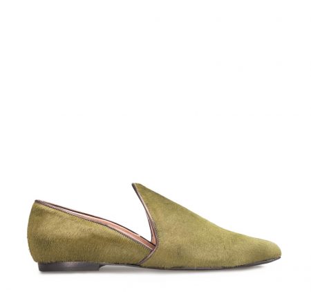 i love sandals Lohan Olive – Women Pony Shoes