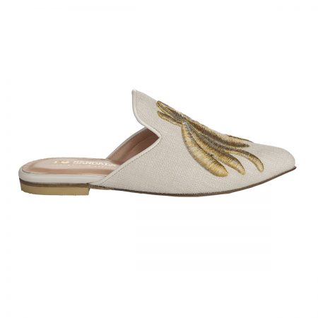 i love sandals Melissa -Women Linen Mules