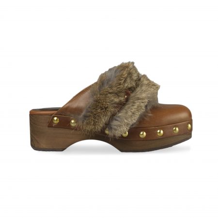 i love sandals Viveca – Women Fur Clogs