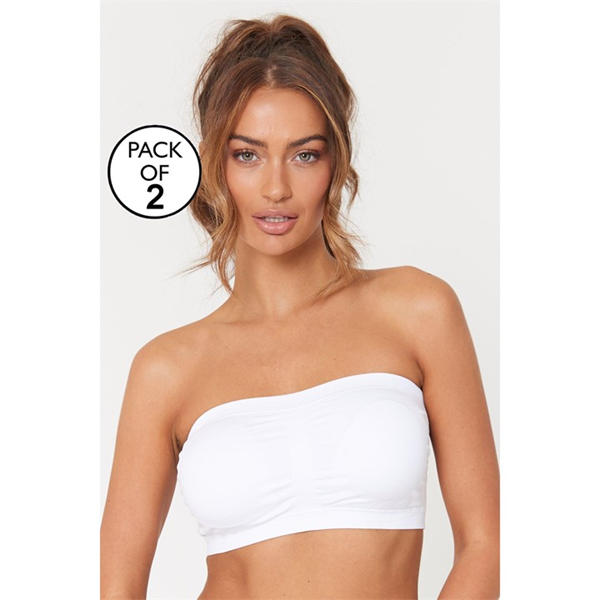 I Saw It First 2 Pack Bandeau Bra