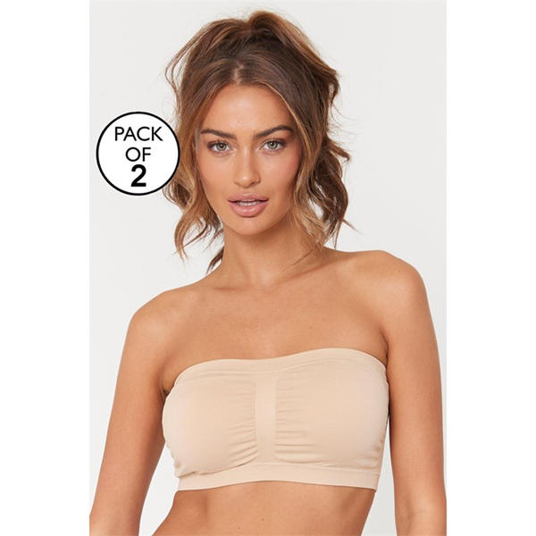 i saw it first 2 Pack Bandeau Bra