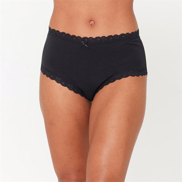 I Saw It First 5 Pack Lace Trim Shortie Briefs