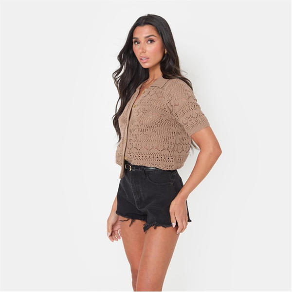 I Saw It First Boho Crochet Lace Top